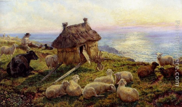 Henry William Banks Davis On The Cliffs, Picardy